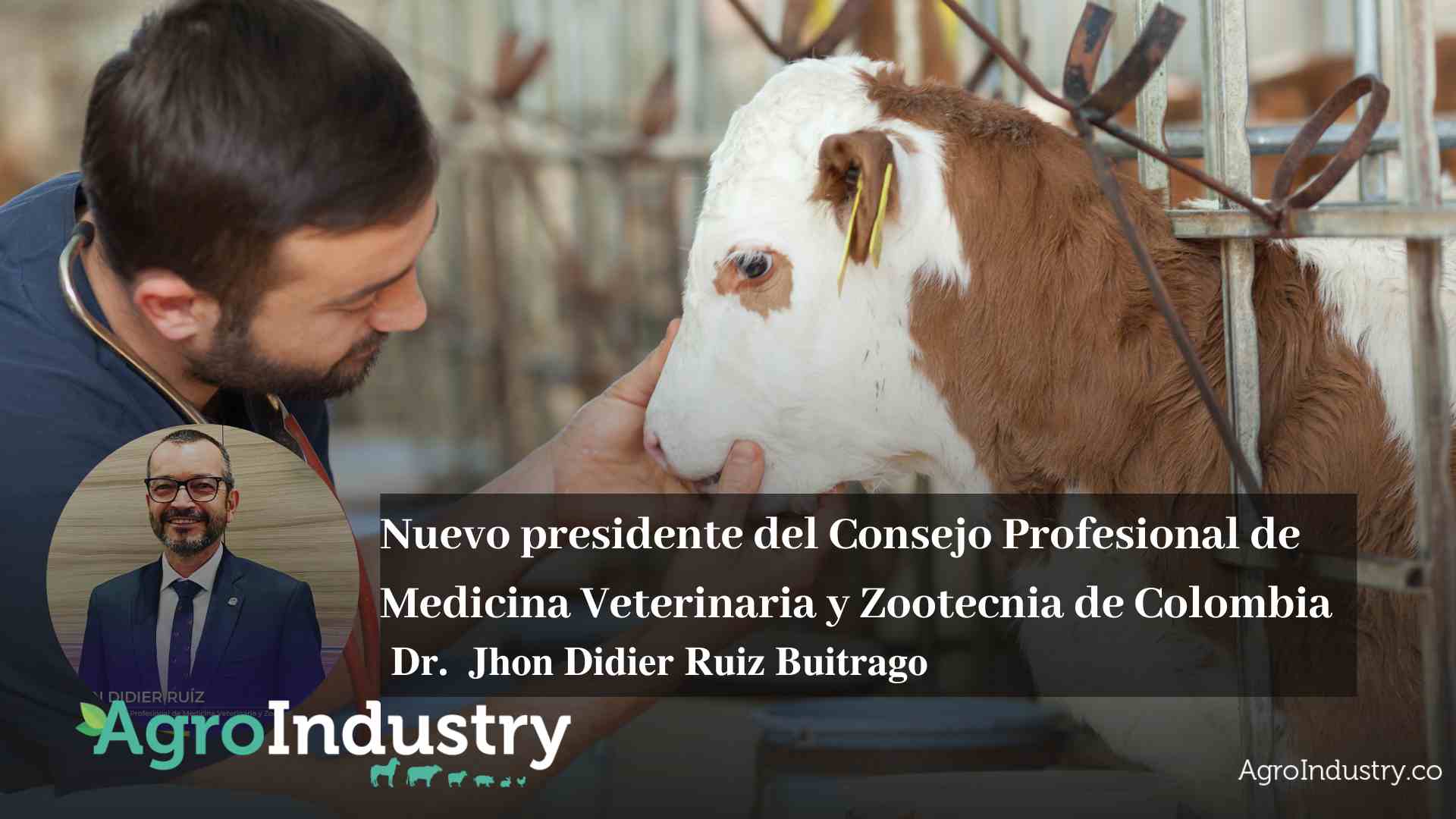 Nuevo presidente del Consejo Profesional de Medicina Veterinaria y Zootecnia